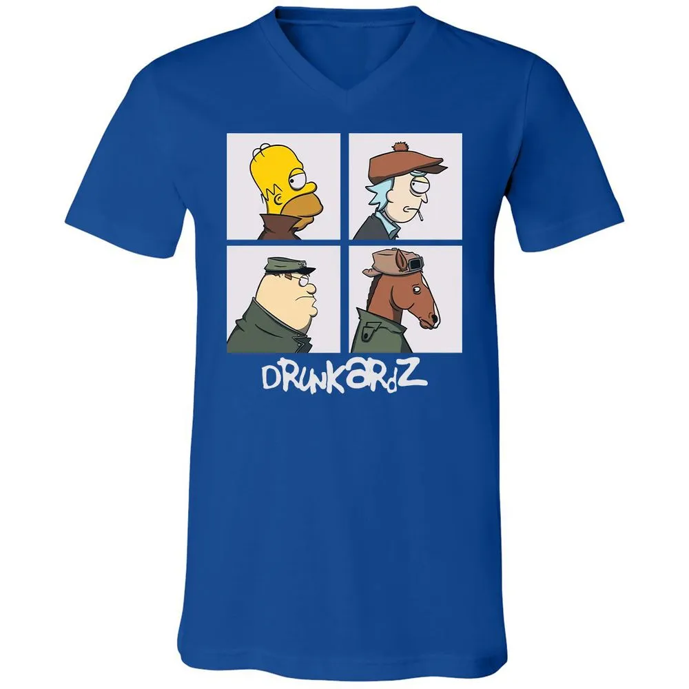 Unisex V-Neck T-Shirt - 99QQZYV4 - True Royal - 4