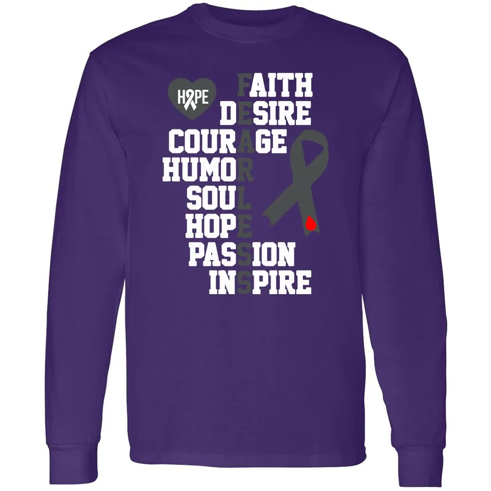 Long Sleeve T-Shirt - YZALFBHP - Purple - 13