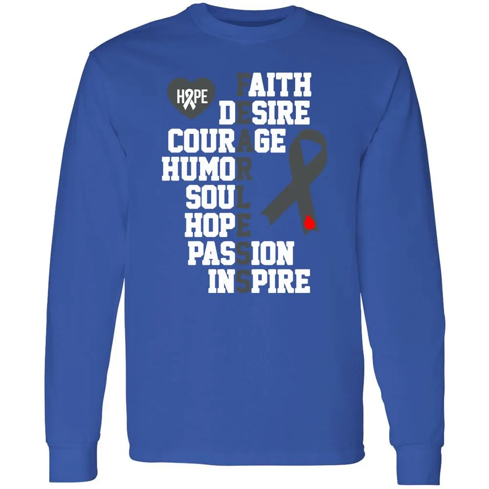 Long Sleeve T-Shirt - YZALFBHP - Royal - 8