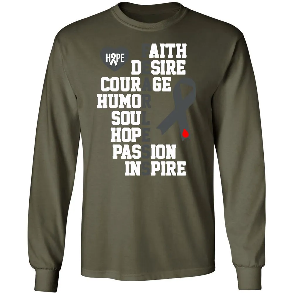 Long Sleeve T-Shirt - YZALFBHP - Military Green - 16