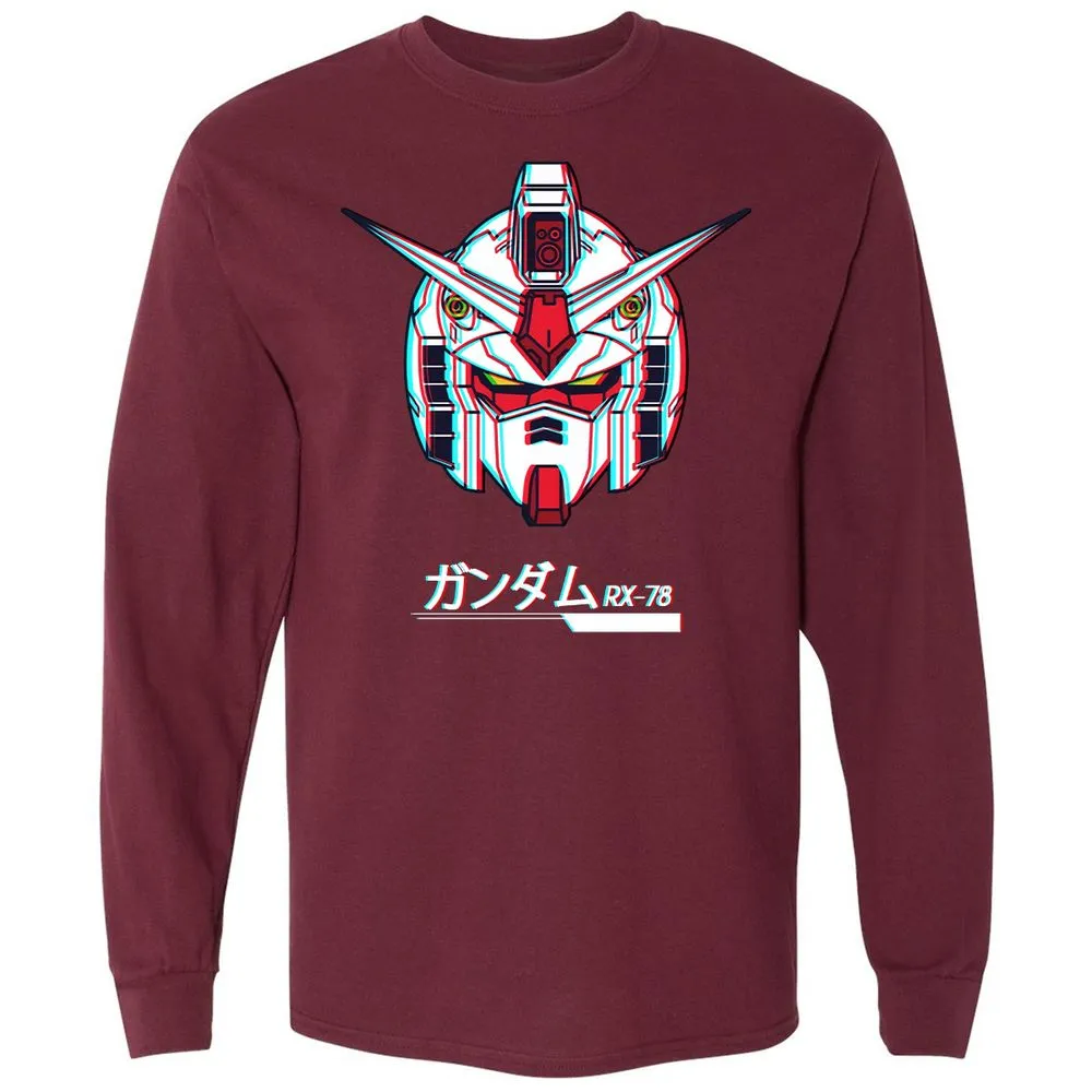 Long Sleeve T-Shirt - 9G556QRG - Maroon - 11