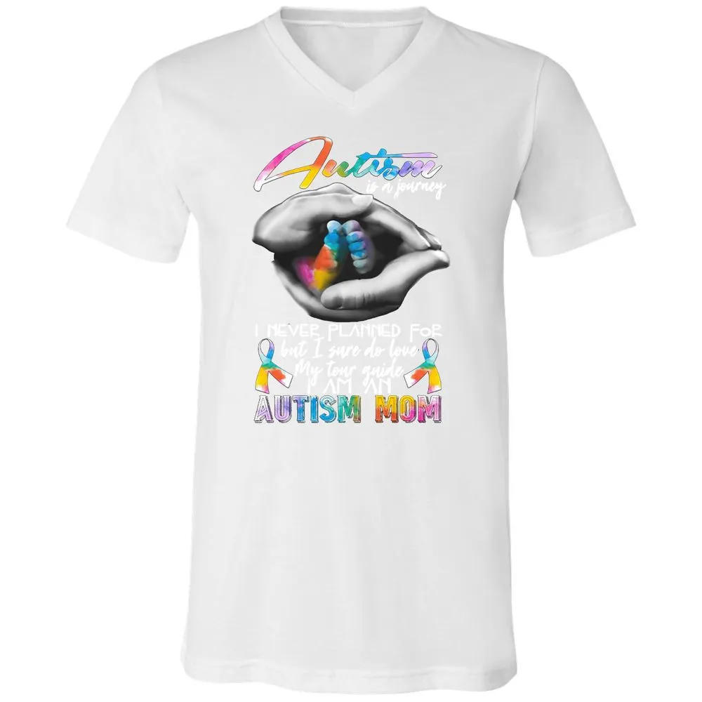 Unisex V-Neck T-Shirt - P1BDKZLG - White - 5