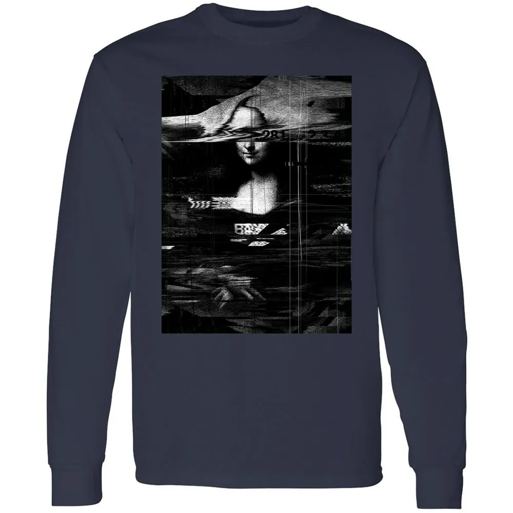 Long Sleeve T-Shirt - 48U27G3M - Navy - 2