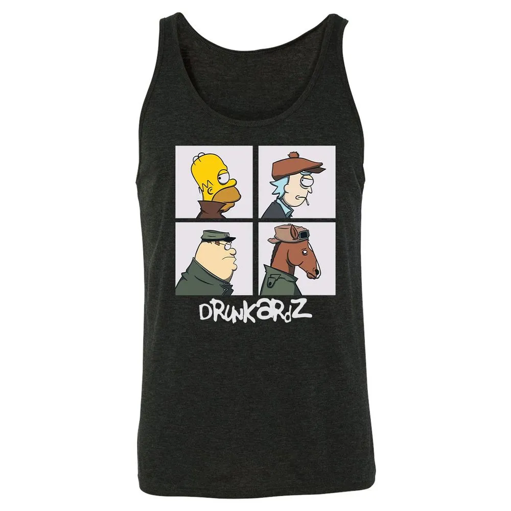 Unisex Jersey Tank - JLQU6SEX - Charcoal Black Triblend - 5