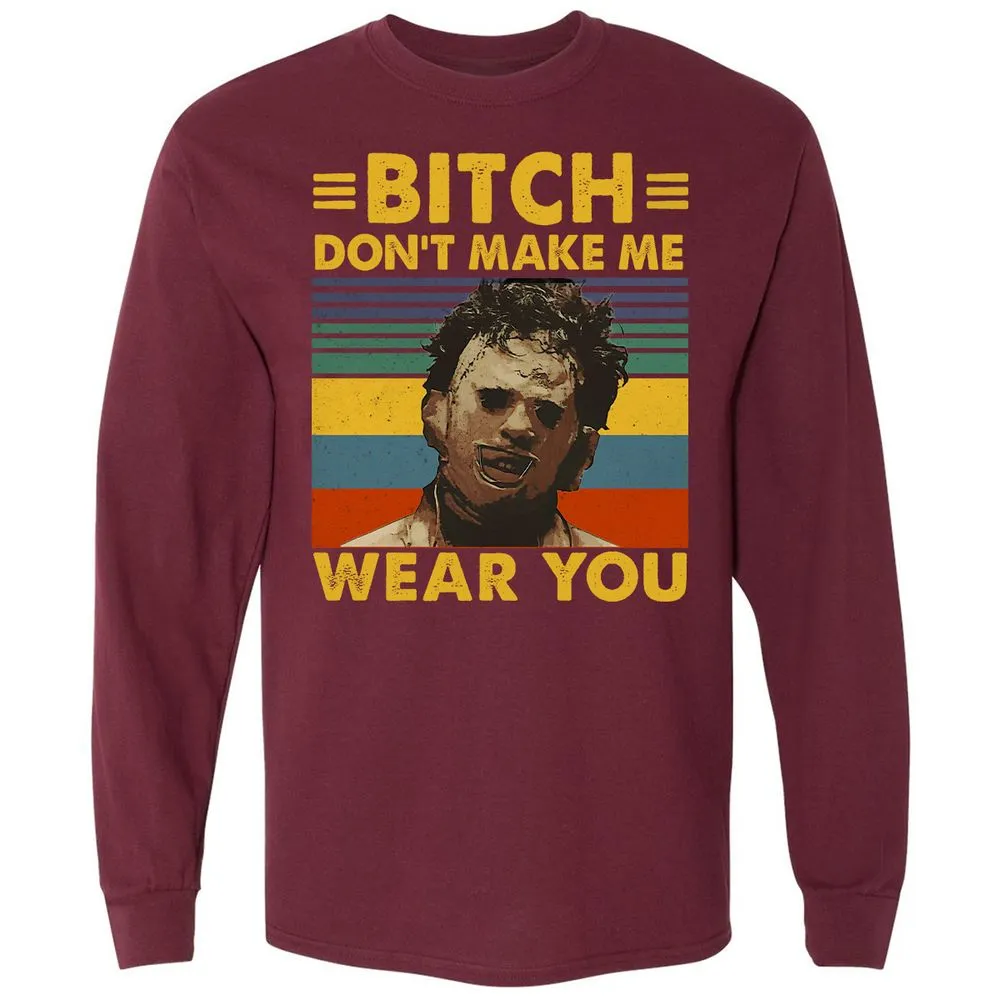 Long Sleeve T-Shirt - FQAFXGGW - Maroon - 11