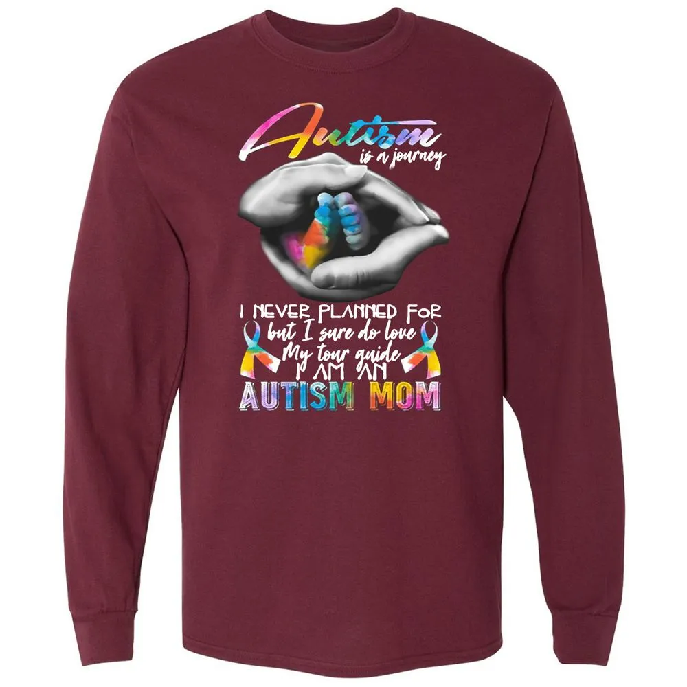 Long Sleeve T-Shirt - 4RPGVR1T - Maroon - 11