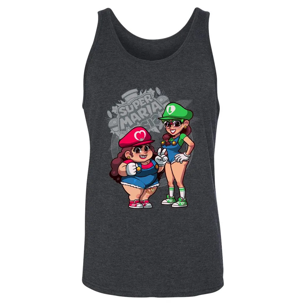 Unisex Jersey Tank - N9XXXAA5 - Dark Grey Heather - 6