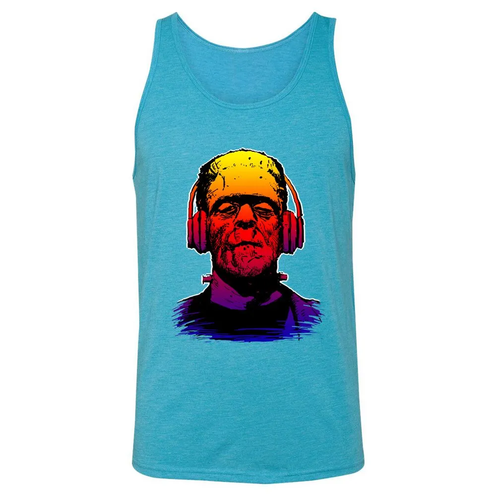 Unisex Jersey Tank - LTKFZD1B - Aqua Triblend - 3