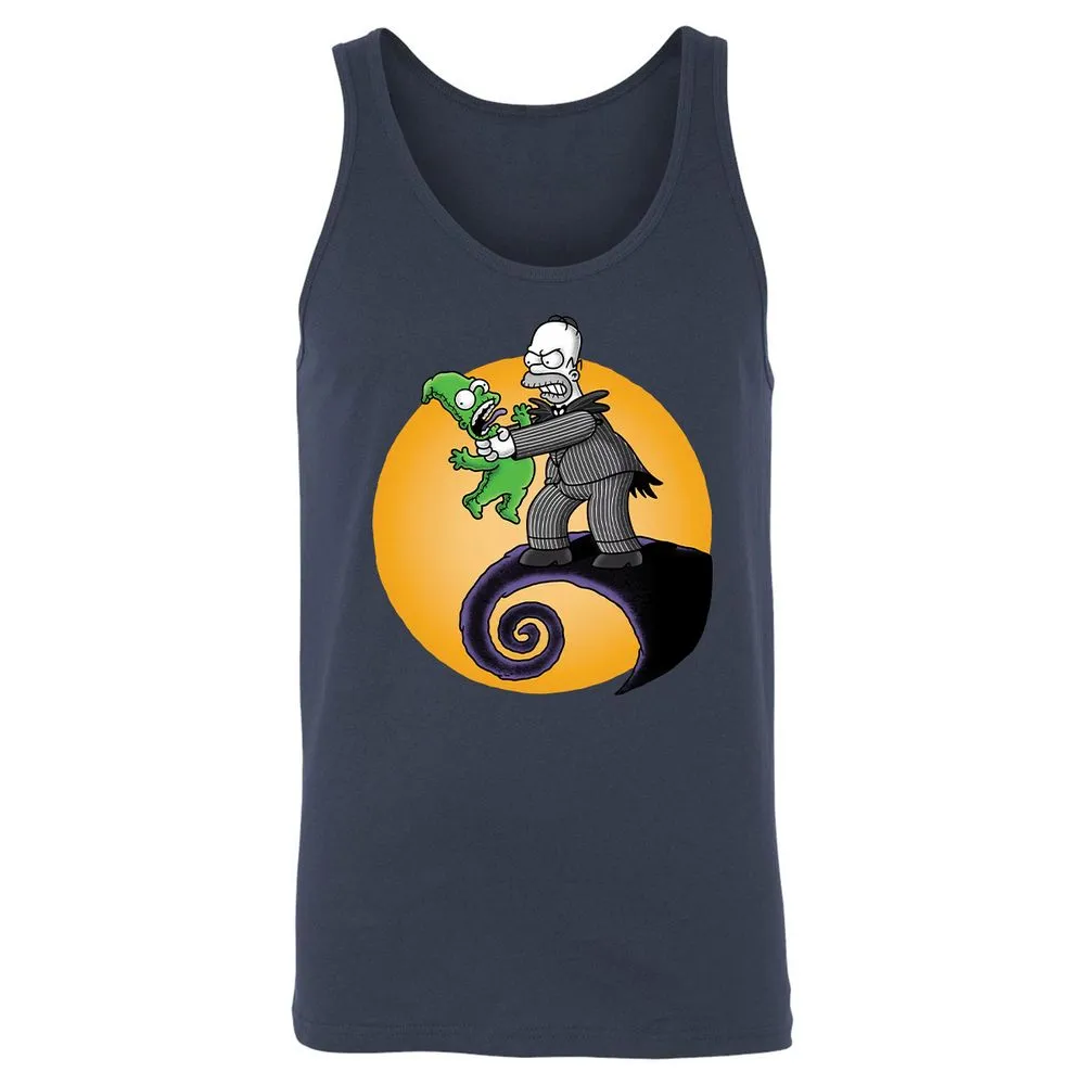 Unisex Jersey Tank - H2Y8BSZL - Navy - 2