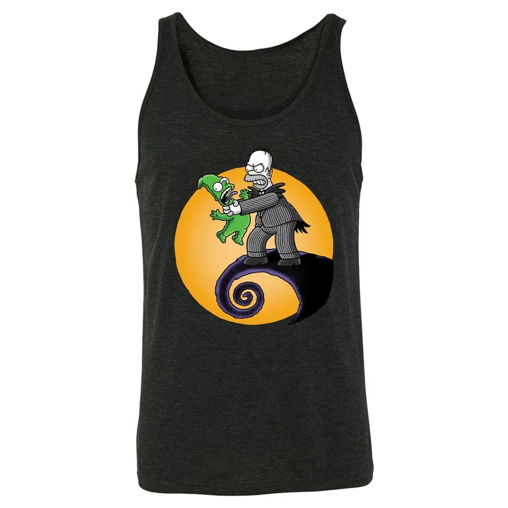 Unisex Jersey Tank - H2Y8BSZL - Charcoal Black Triblend - 5