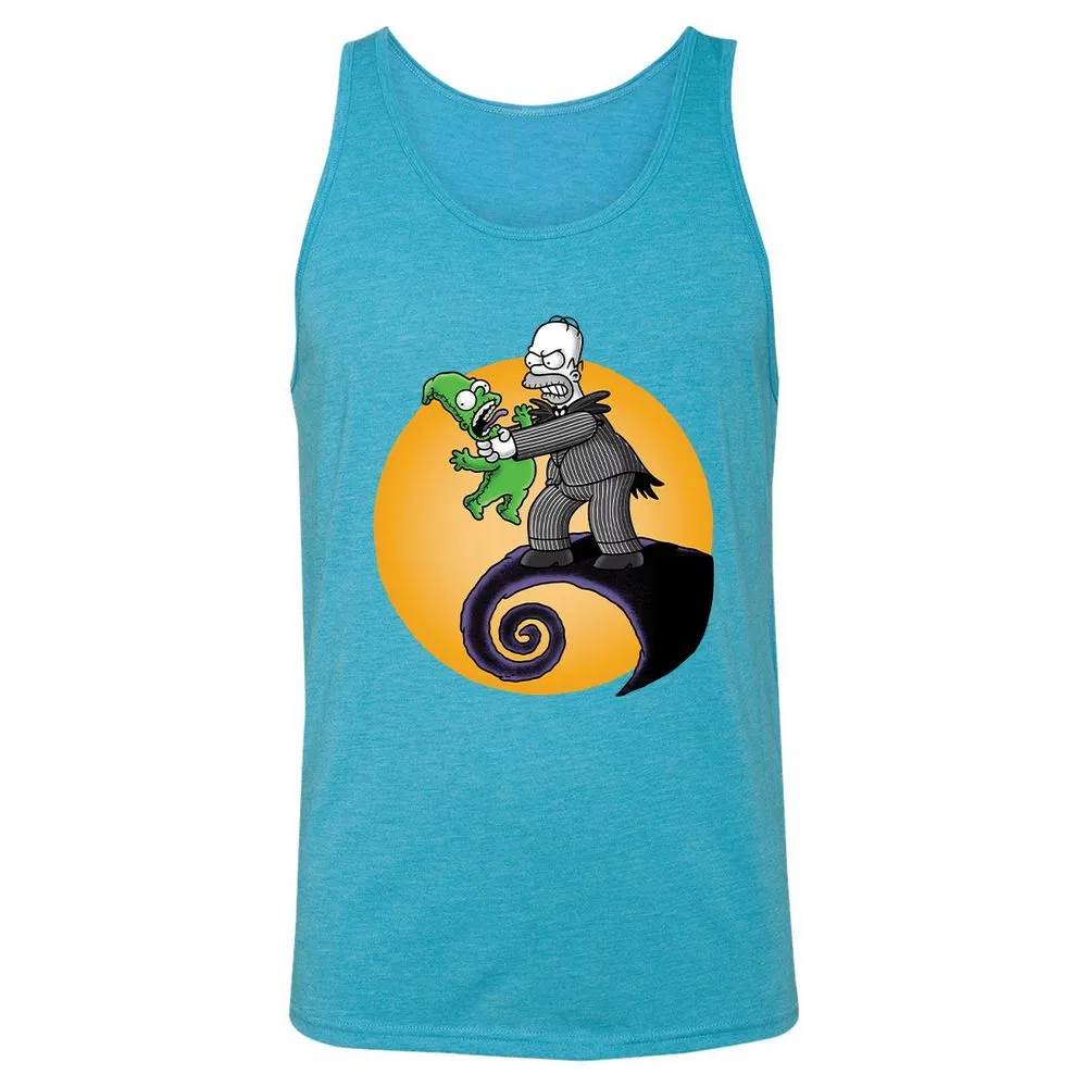 Unisex Jersey Tank - H2Y8BSZL - Aqua Triblend - 3