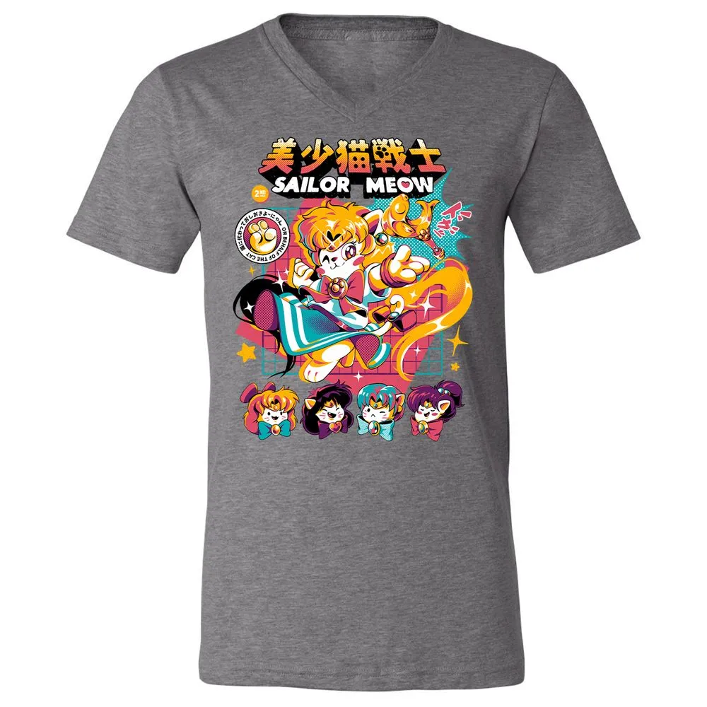 Unisex V-Neck T-Shirt - 2JX55DXD - Deep Heather - 13