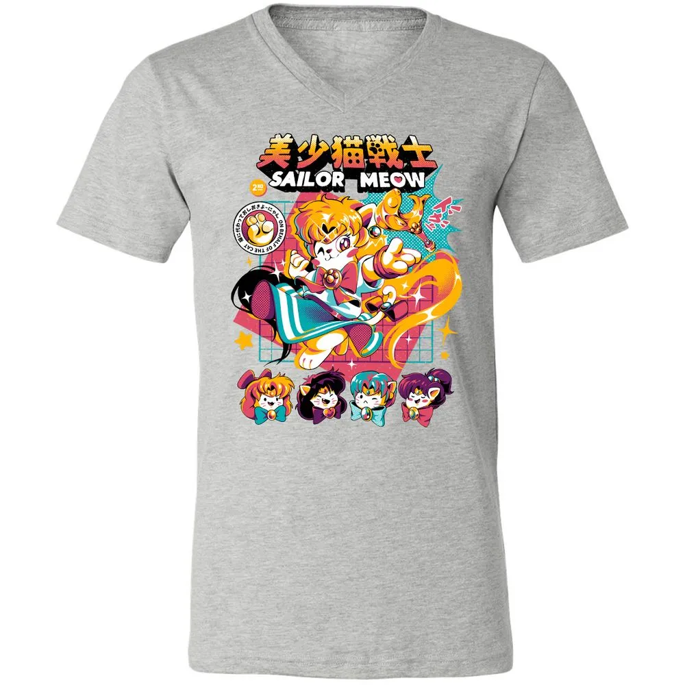 Unisex V-Neck T-Shirt - 2JX55DXD - Athletic Heather - 7