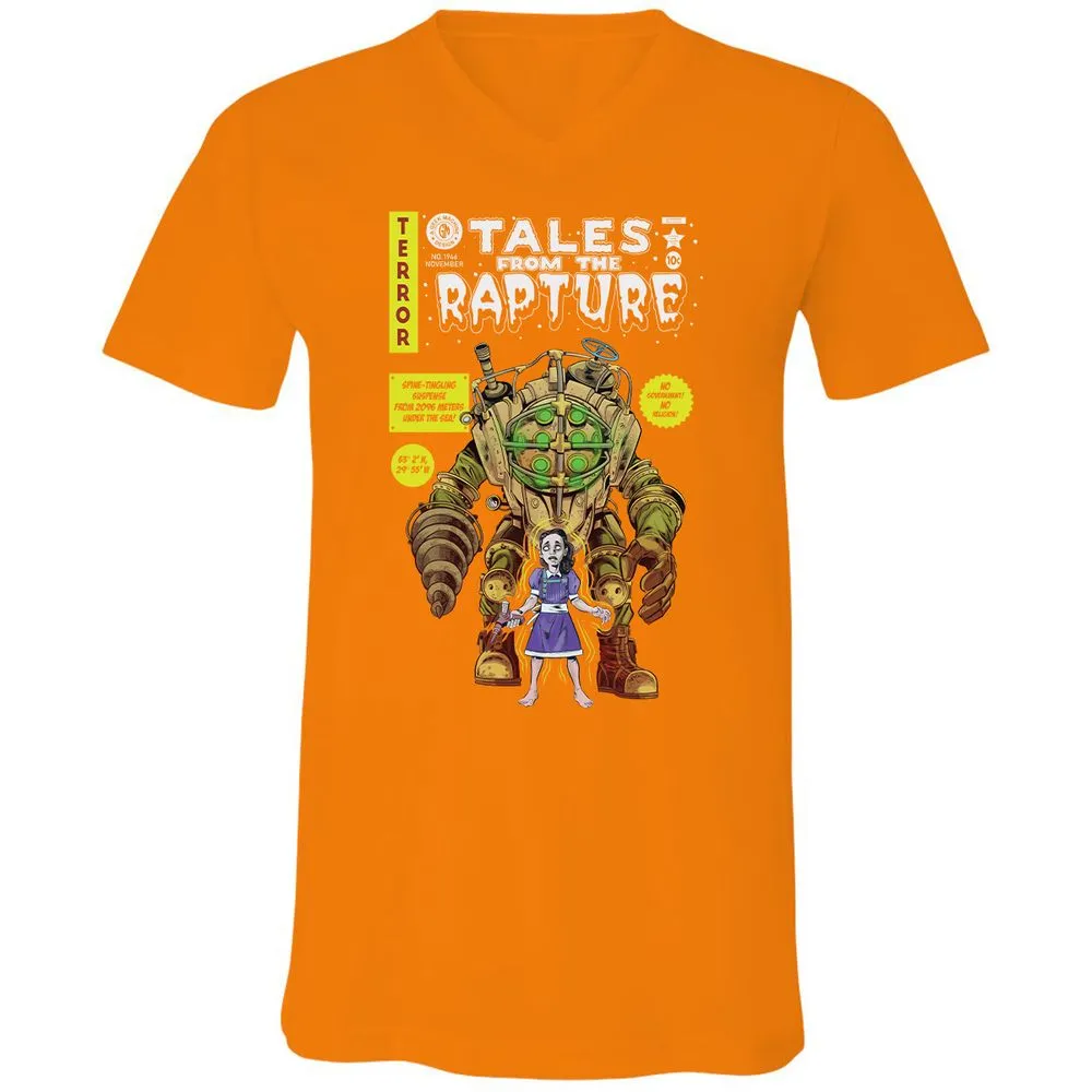 Unisex V-Neck T-Shirt - 3Y83WHEP - Orange - 11