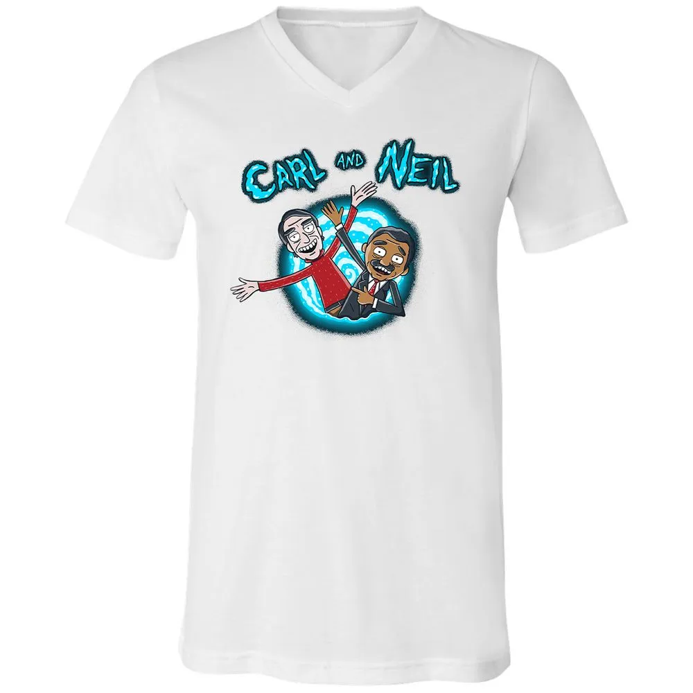 Unisex V-Neck T-Shirt - 6GF2NGBS - White - 5