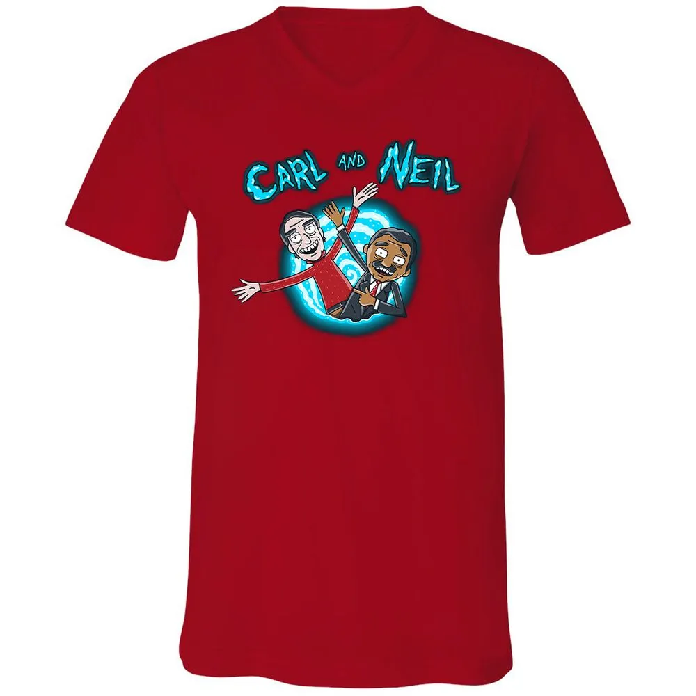 Unisex V-Neck T-Shirt - 6GF2NGBS - Red - 3