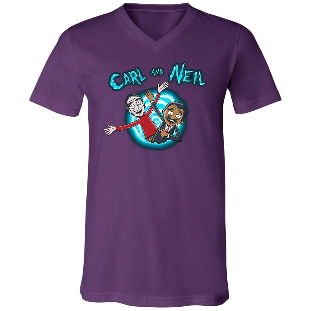 Unisex V-Neck T-Shirt - 6GF2NGBS - Team Purple - 9