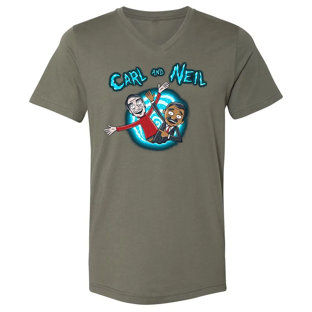 Unisex V-Neck T-Shirt - 6GF2NGBS - Military Green - 10