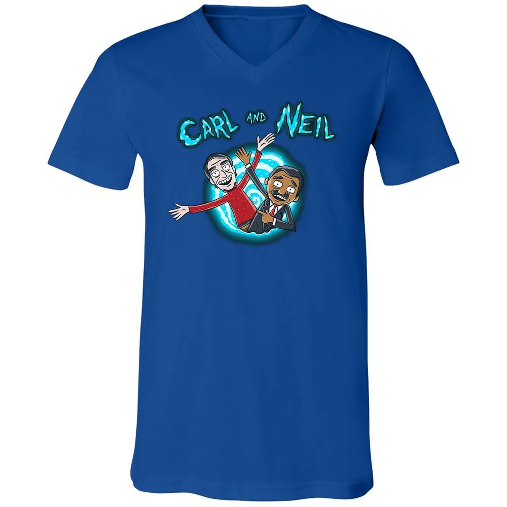 Unisex V-Neck T-Shirt - 6GF2NGBS - True Royal - 4