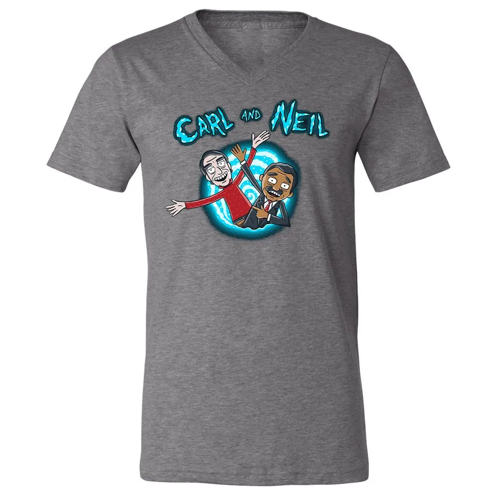 Unisex V-Neck T-Shirt - 6GF2NGBS - Deep Heather - 13