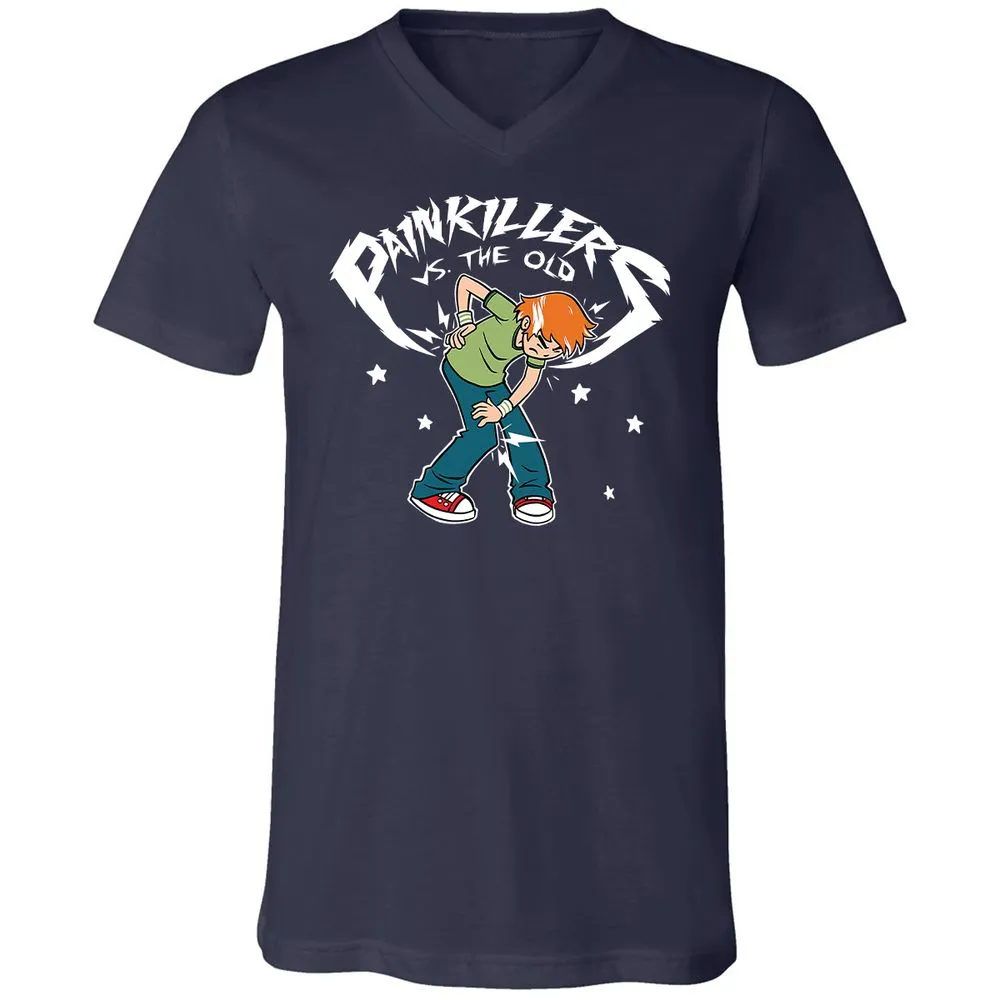 Unisex V-Neck T-Shirt - 7PQJ23S7 - Navy - 2