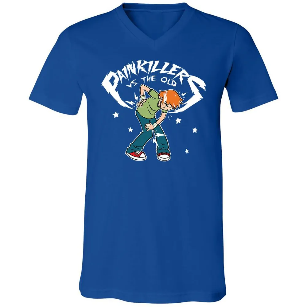 Unisex V-Neck T-Shirt - 7PQJ23S7 - True Royal - 4
