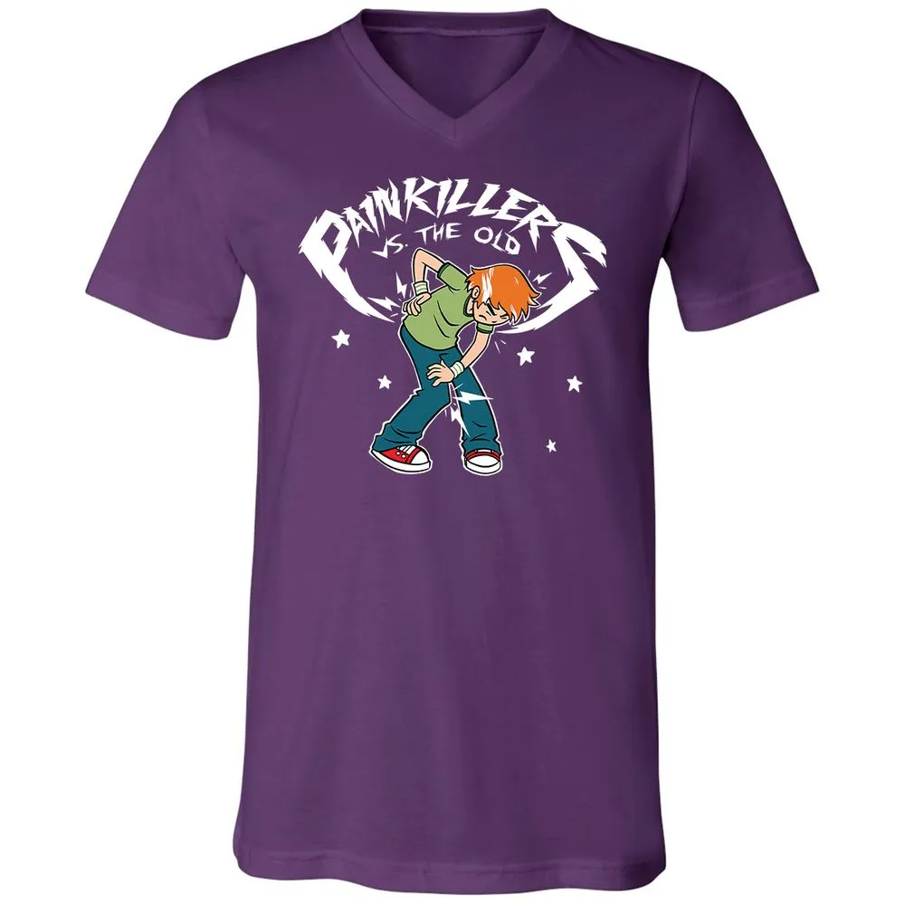 Unisex V-Neck T-Shirt - 7PQJ23S7 - Team Purple - 9