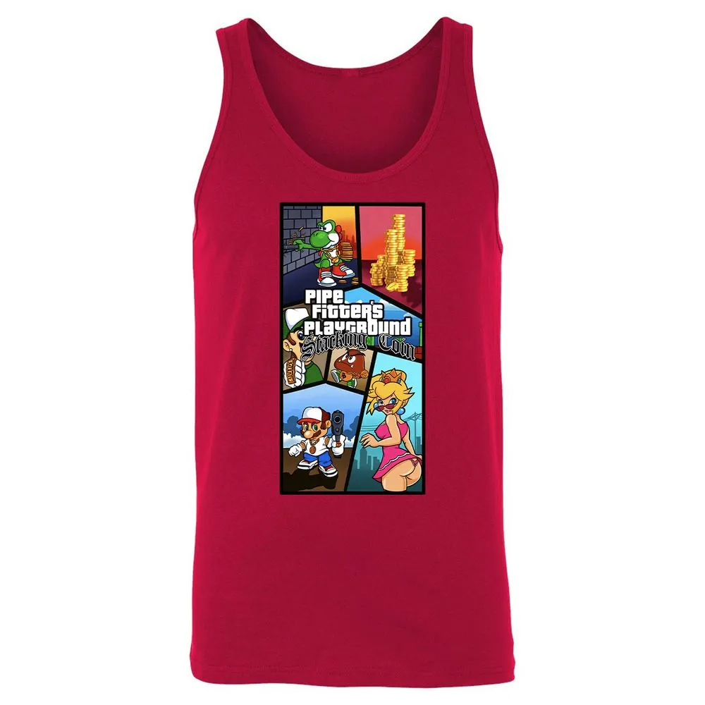 Unisex Jersey Tank - MXWF4QEN - Red - 11