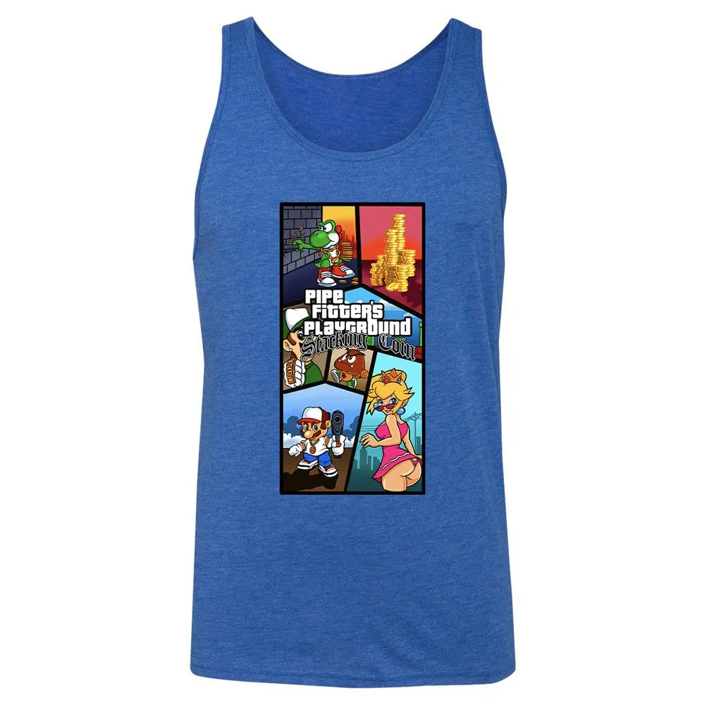 Unisex Jersey Tank - MXWF4QEN - True Royal Triblend - 12