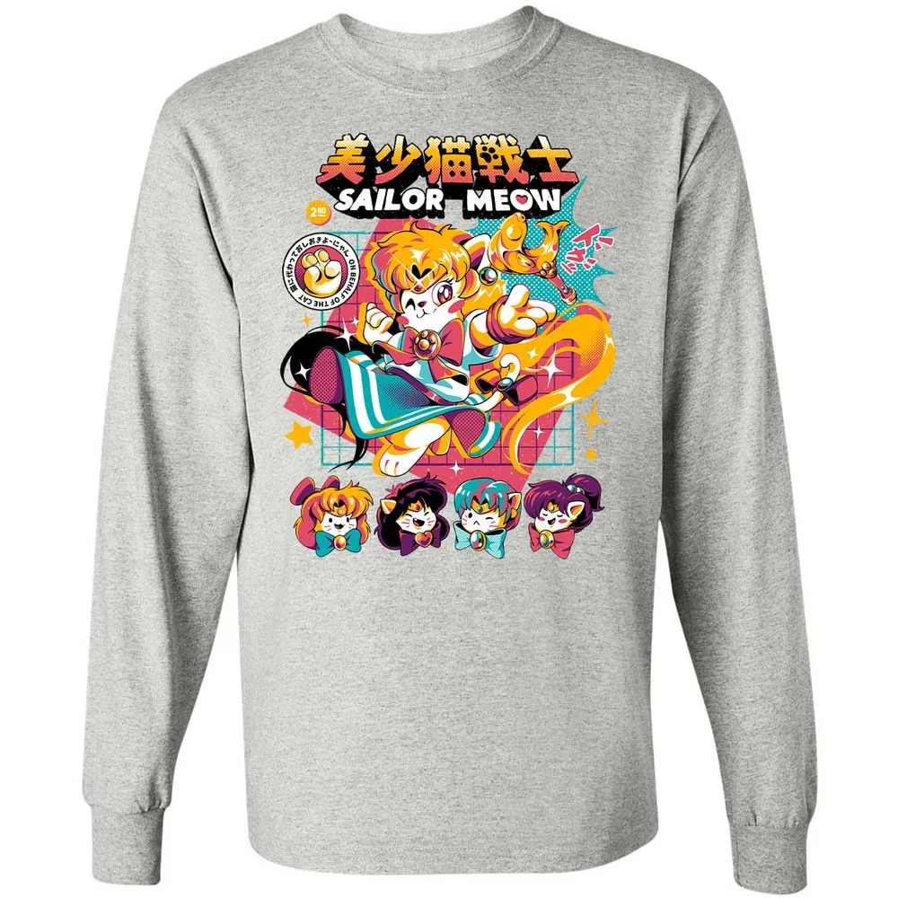 Long Sleeve T-Shirt - 3NFUD4CA - Ash - 7