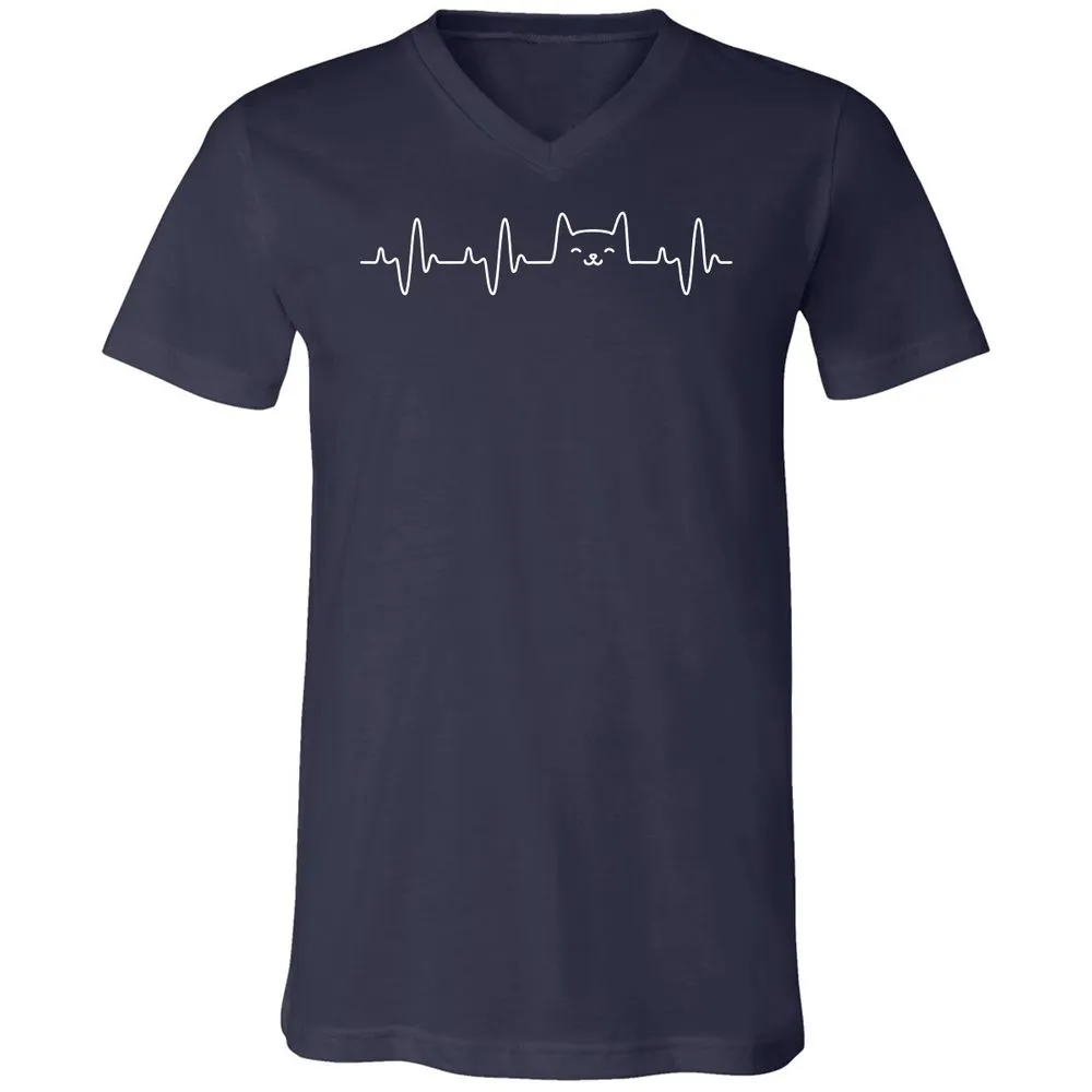 Unisex V-Neck T-Shirt - YKSDWYUS - Navy - 2