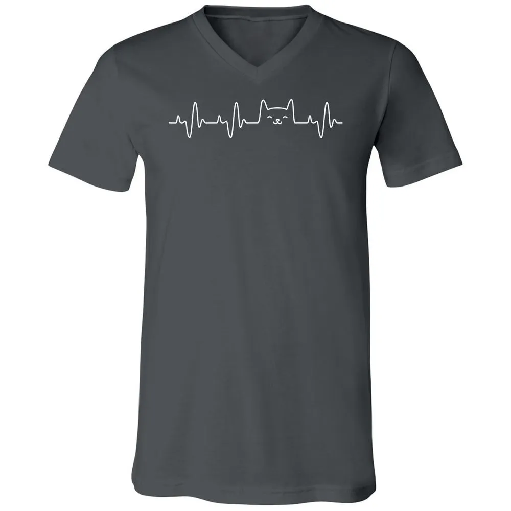 Unisex V-Neck T-Shirt - YKSDWYUS - Asphalt - 12