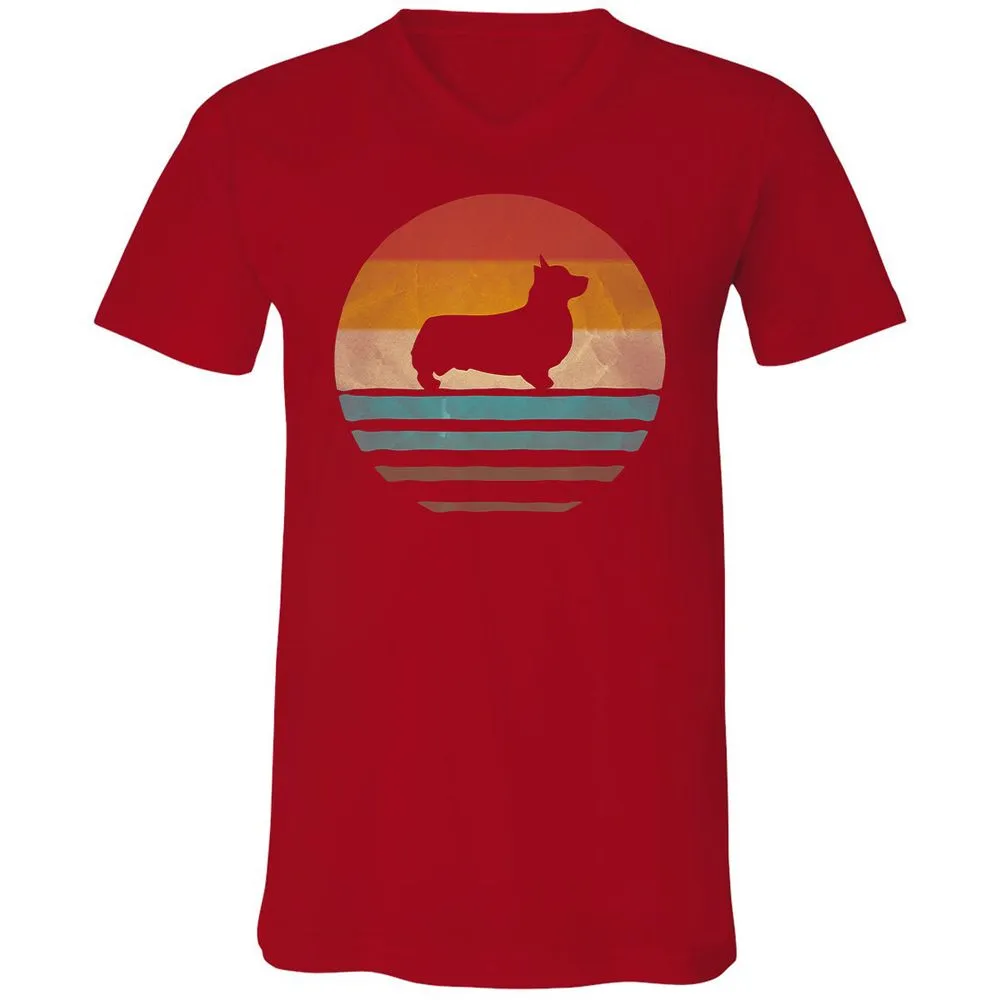 Unisex V-Neck T-Shirt - SUWBVP15 - Red - 3