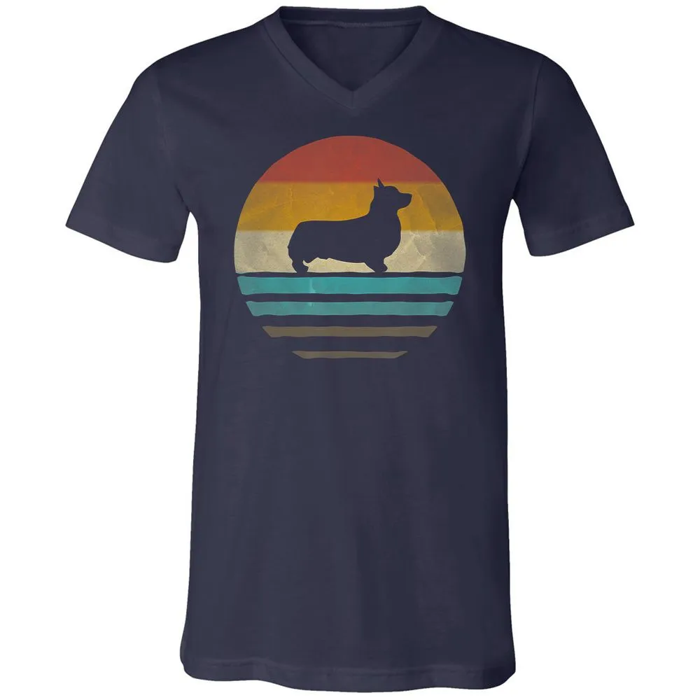 Unisex V-Neck T-Shirt - SUWBVP15 - Navy - 2