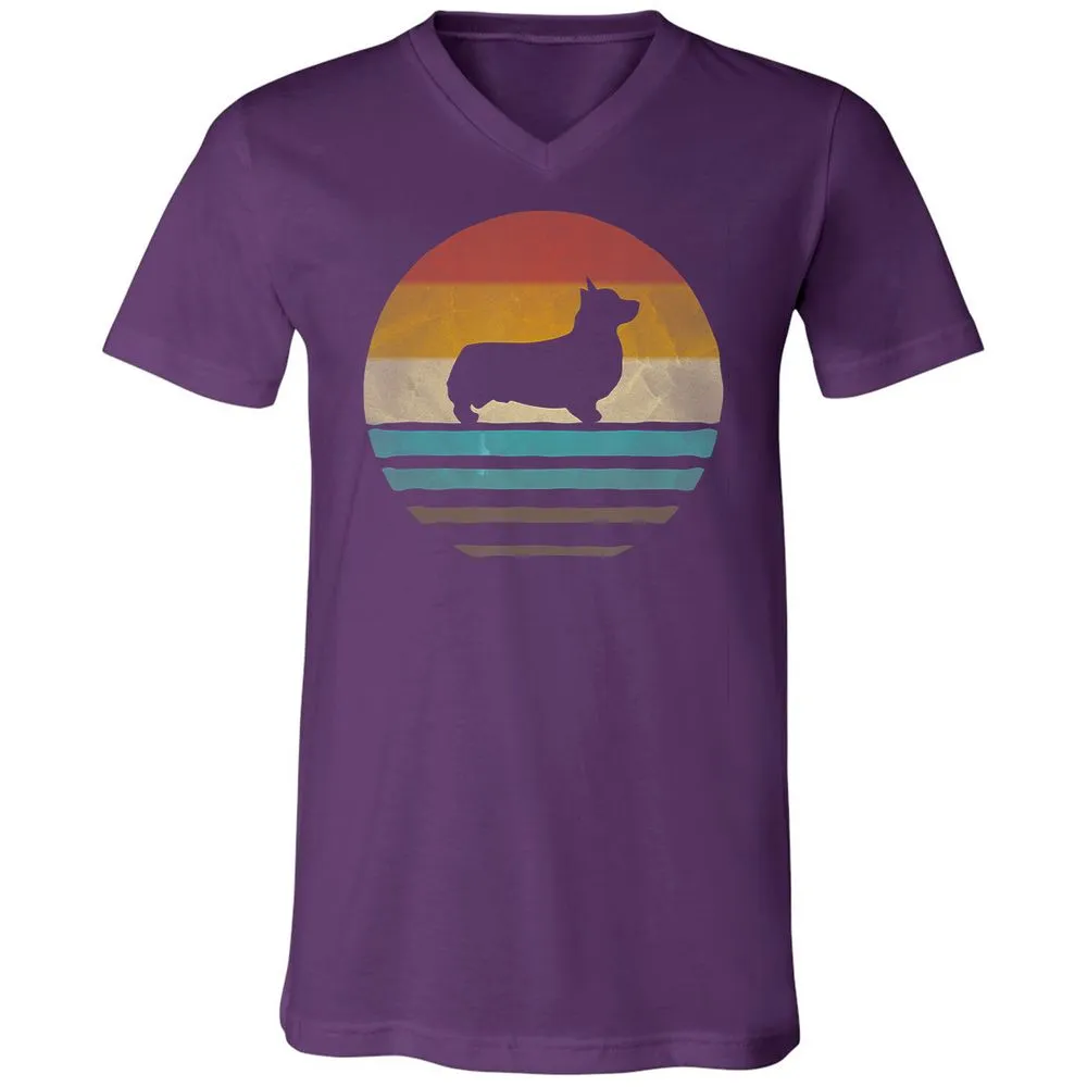 Unisex V-Neck T-Shirt - SUWBVP15 - Team Purple - 9