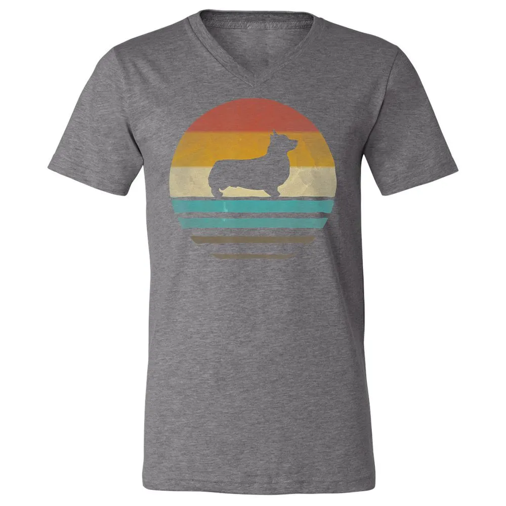 Unisex V-Neck T-Shirt - SUWBVP15 - Deep Heather - 13
