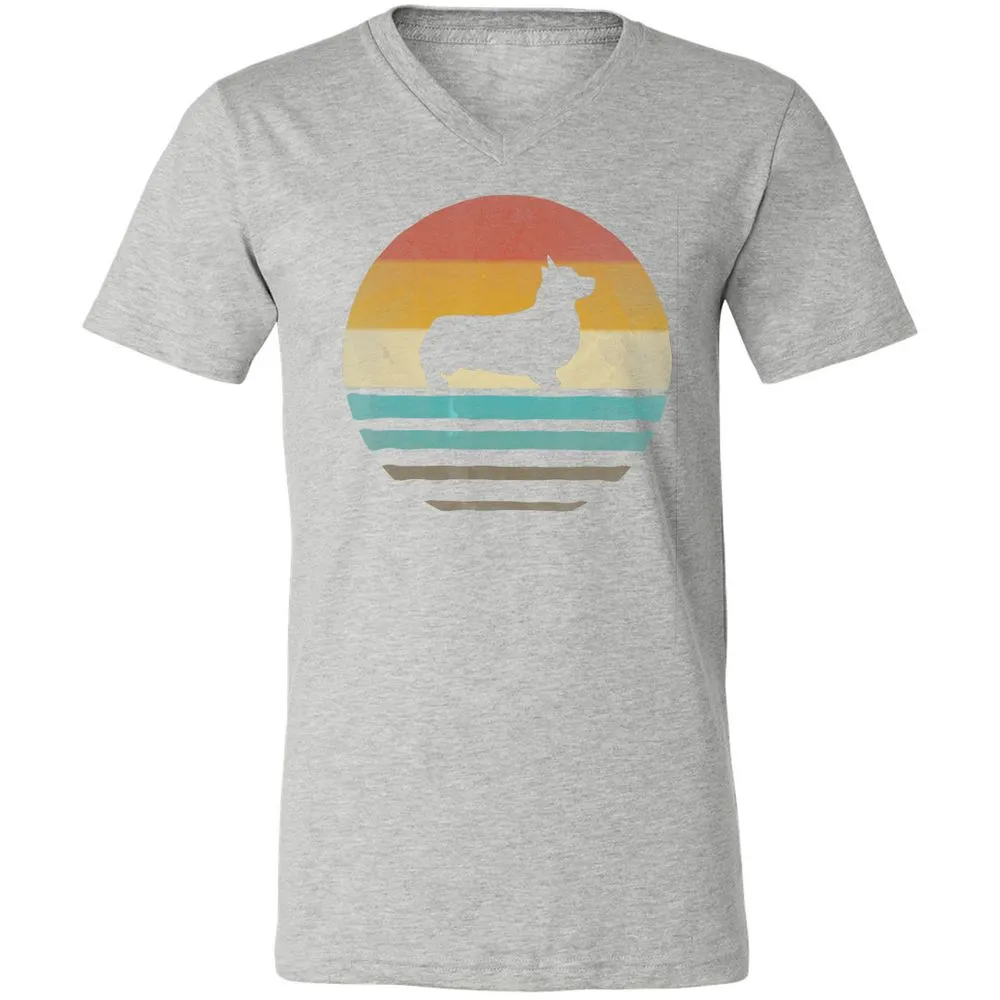 Unisex V-Neck T-Shirt - SUWBVP15 - Athletic Heather - 7