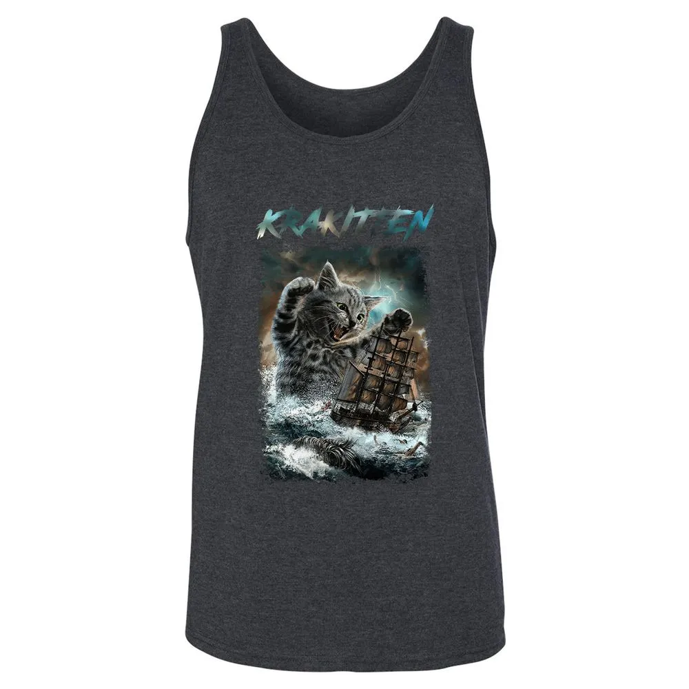 Unisex Jersey Tank - 4JASA32Y - Dark Grey Heather - 6