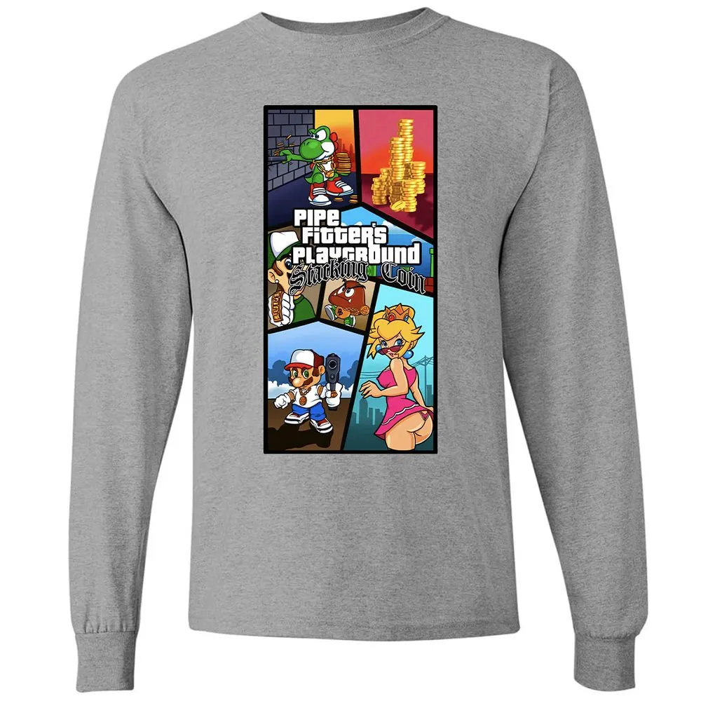 Long Sleeve T-Shirt - HM81VZ6X - Graphite Heather - 6