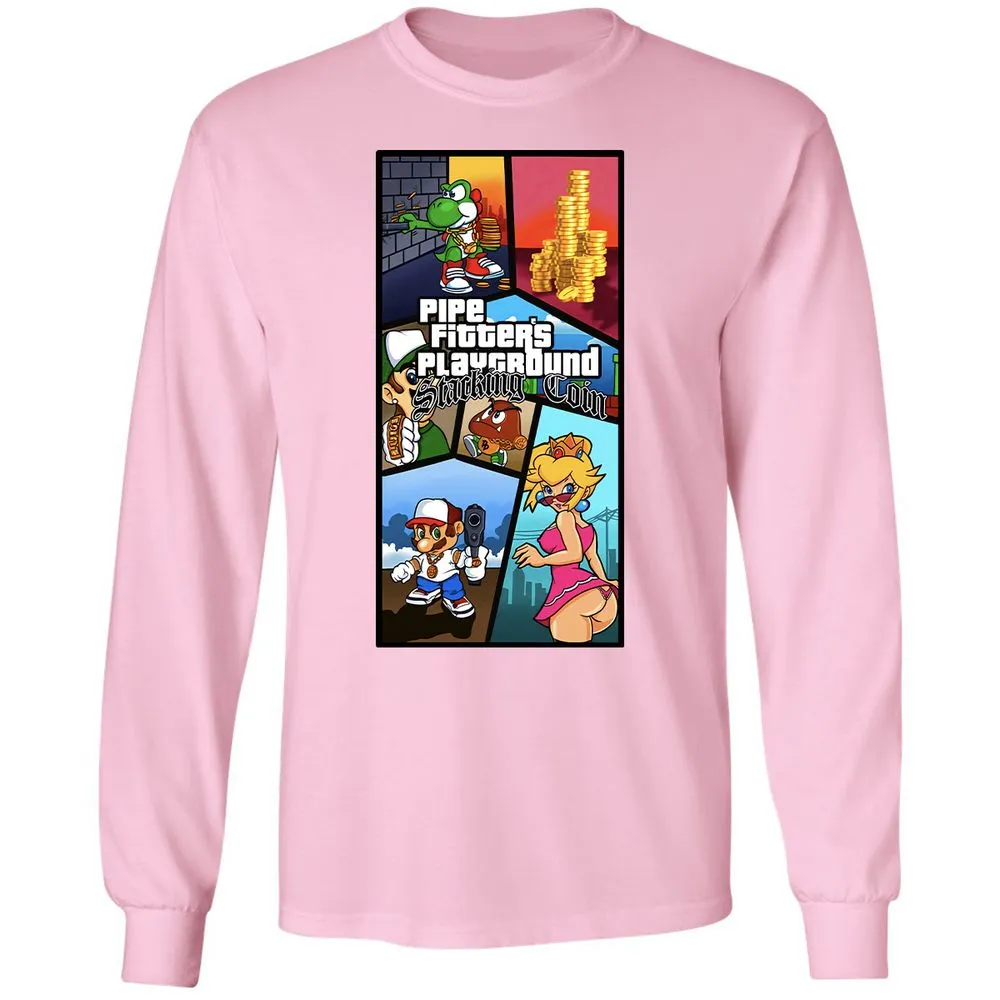 Long Sleeve T-Shirt - HM81VZ6X - Light Pink - 3