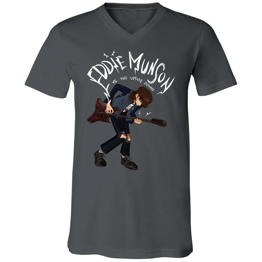 Unisex V-Neck T-Shirt - MAWNN1PX - Asphalt - 12