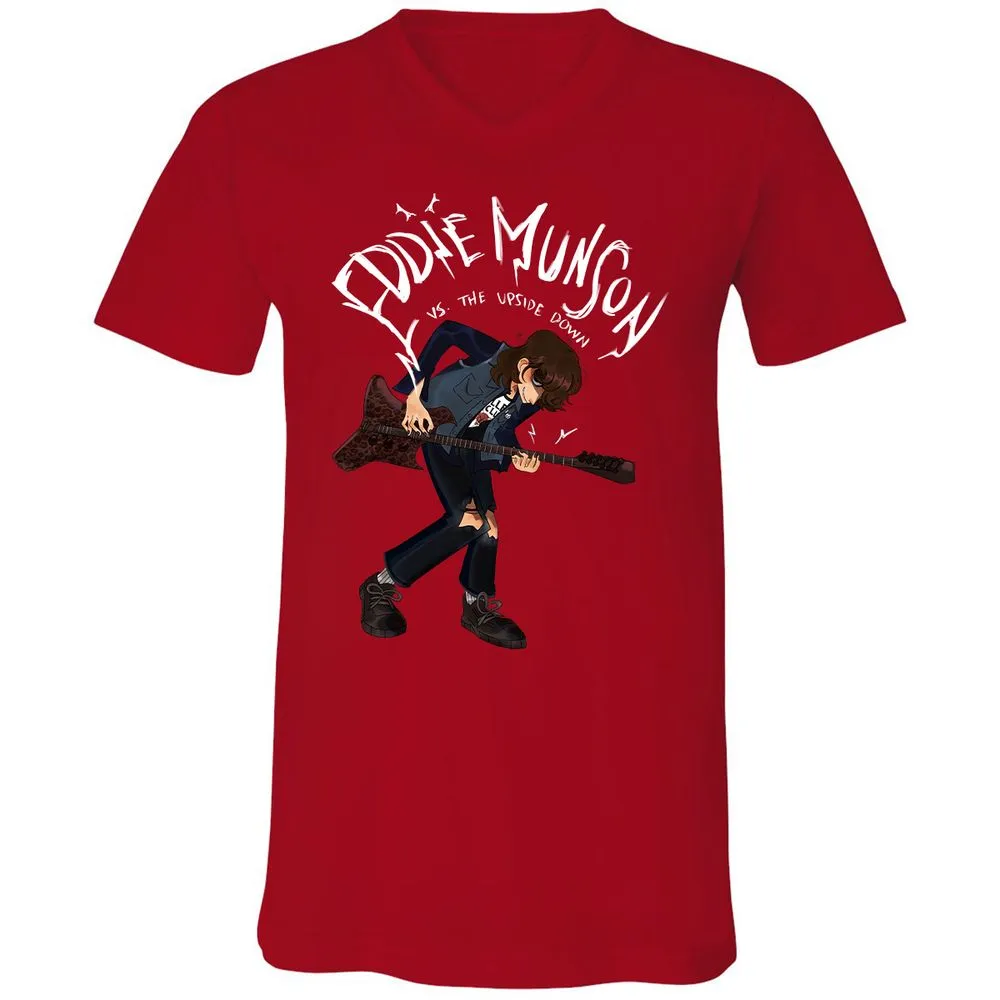 Unisex V-Neck T-Shirt - MAWNN1PX - Red - 3