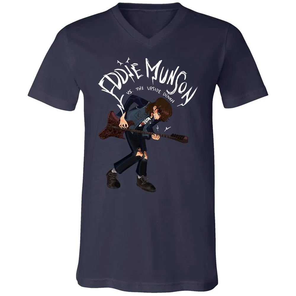 Unisex V-Neck T-Shirt - MAWNN1PX - Navy - 2