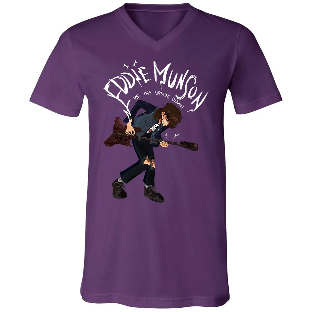 Unisex V-Neck T-Shirt - MAWNN1PX - Team Purple - 9