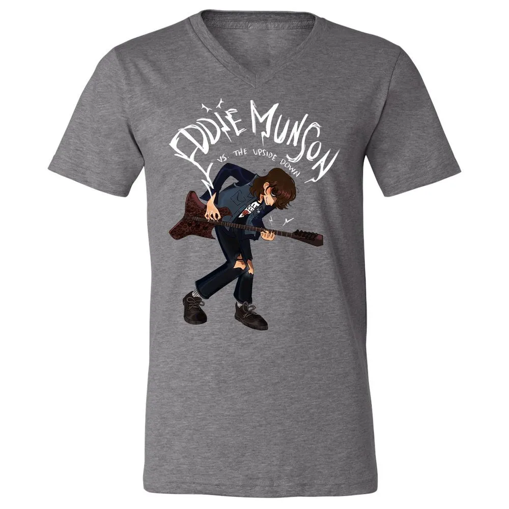 Unisex V-Neck T-Shirt - MAWNN1PX - Deep Heather - 13