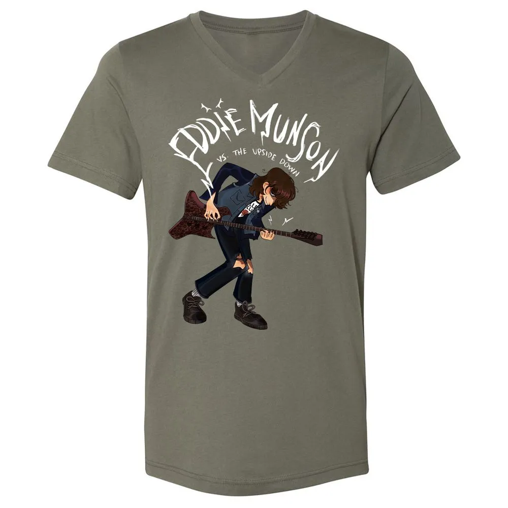 Unisex V-Neck T-Shirt - MAWNN1PX - Military Green - 10