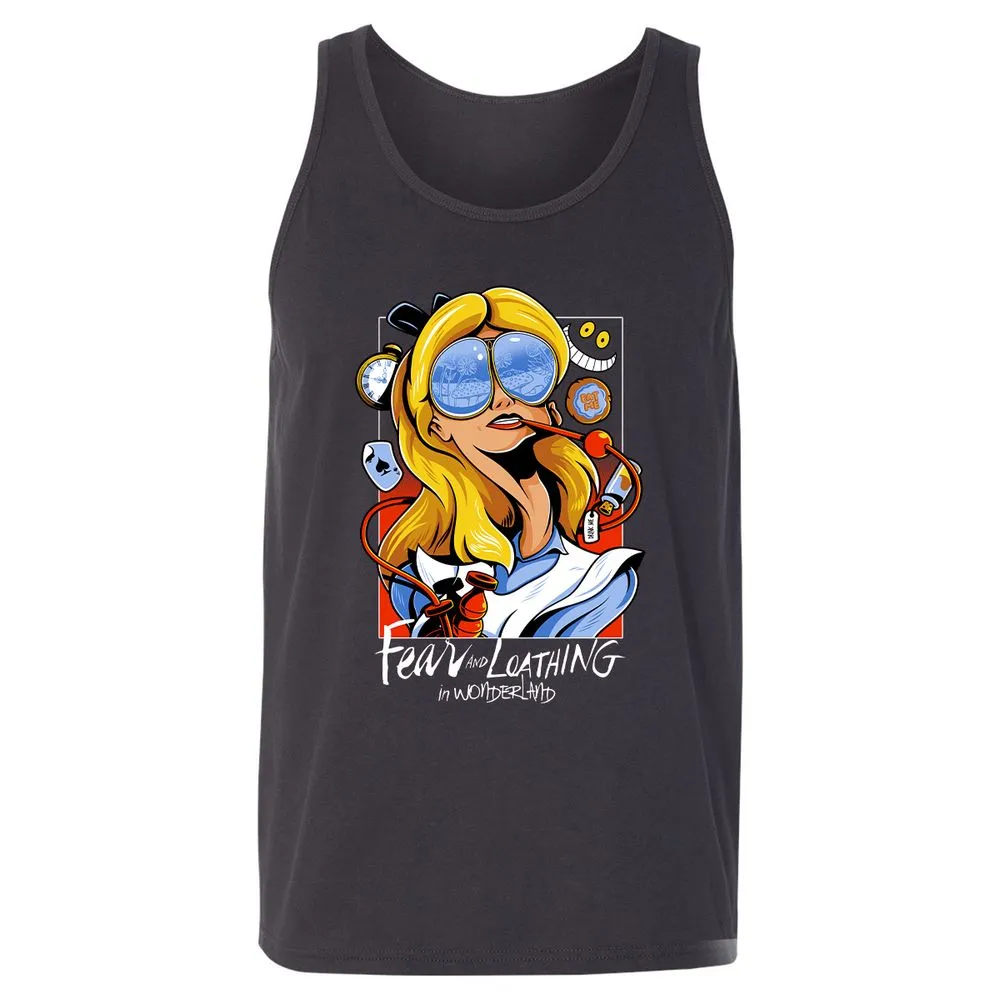 Unisex Jersey Tank - RMU9FNVQ - Dark Grey - 7