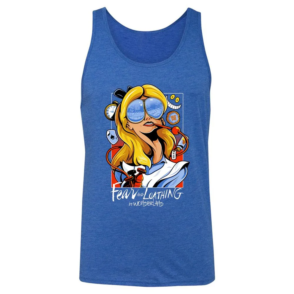 Unisex Jersey Tank - RMU9FNVQ - True Royal Triblend - 12