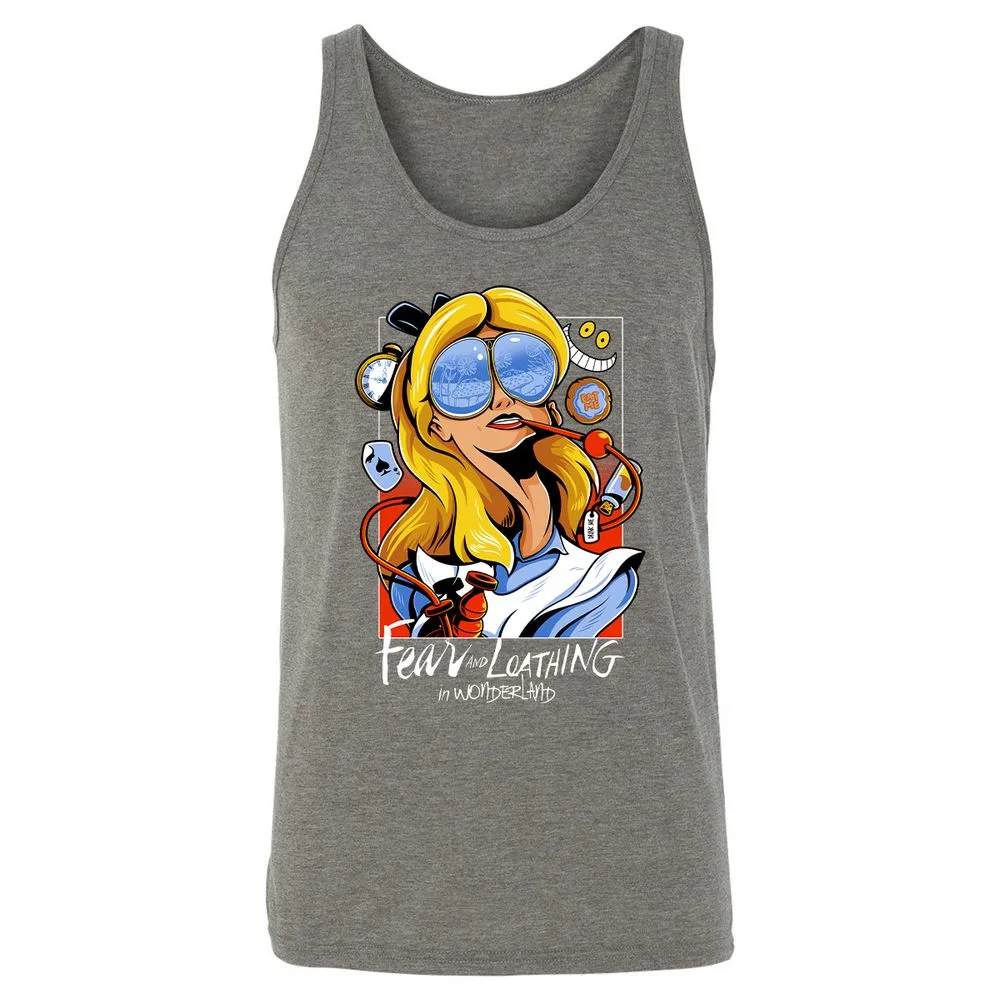Unisex Jersey Tank - RMU9FNVQ - Grey Triblend - 8