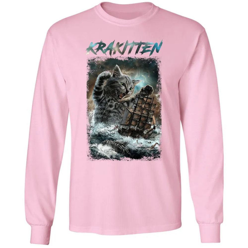 Long Sleeve T-Shirt - U99XET3C - Light Pink - 3